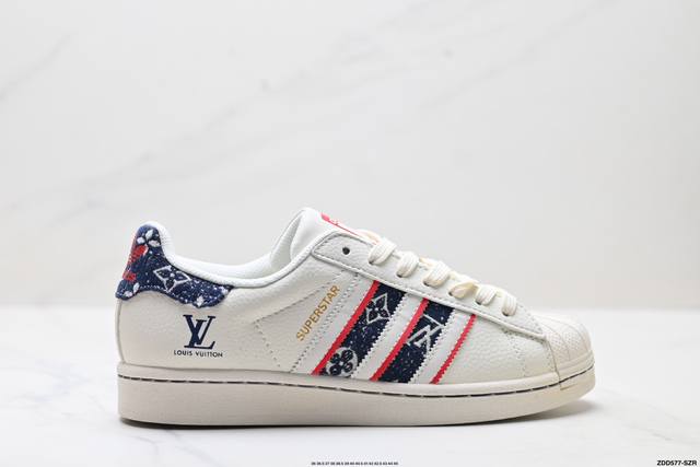 Company-level Adidas Originals Superstar Adidas trefoil shell toe 'Diy' series l
