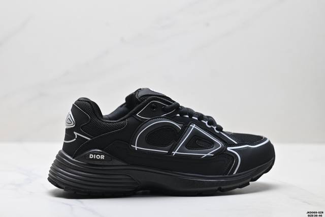 Genuine Dior B30 mesh fabric thick-soled lace-up casual low-top sneakers for me