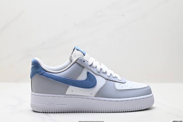 Corporate-grade Nike Air Force 1'07 low-top versatile casual sneakers. Soft, sp