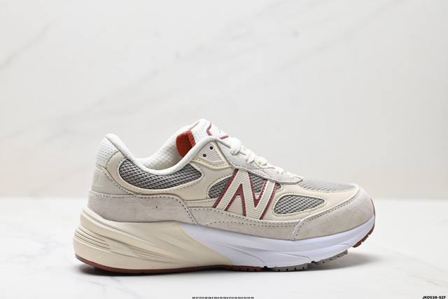 Company-level New Balance Nb 990 series New Balance retro mesh fabric pigskin lo