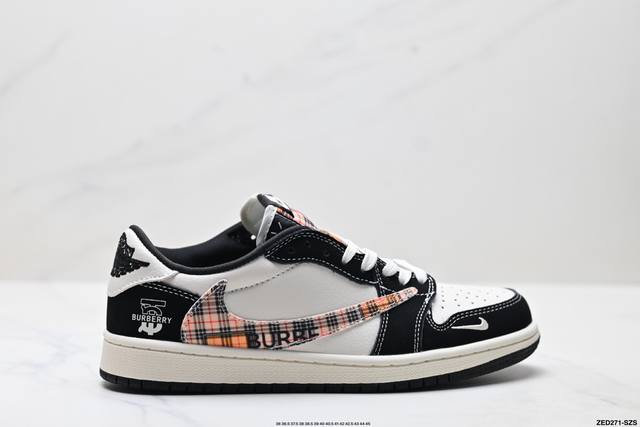 Corporate-level Nike Air Jordan 1 X Travis Scott Aj1 inverted hook Joe One inve