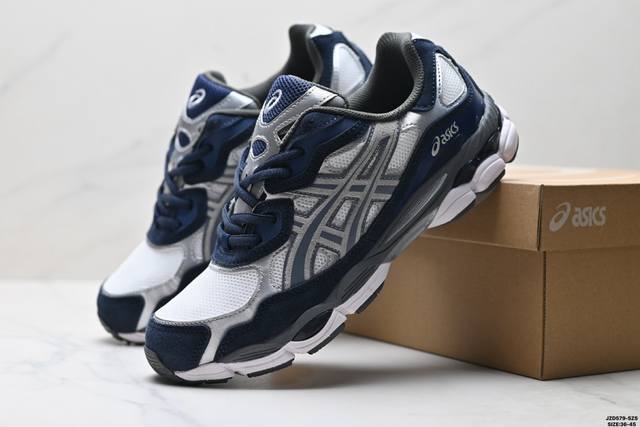 Genuine Asics Gel-Nyc Asics breathable mesh upper with some synthetic leather m