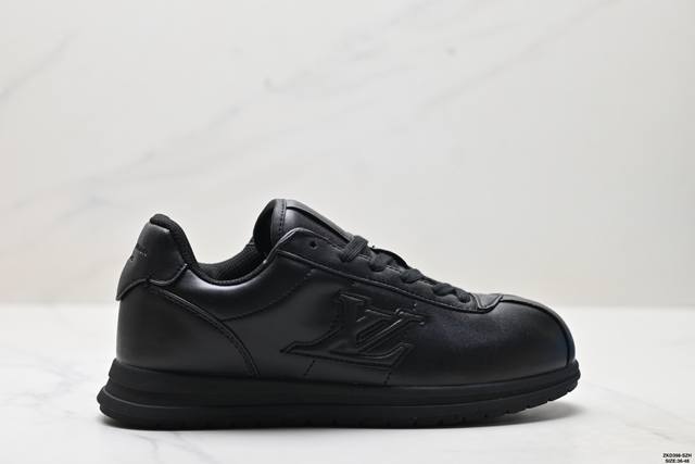 Corporate-grade Louis Vuitton x Nigo co-branded Buttersoft Fw25 round-toe lace-