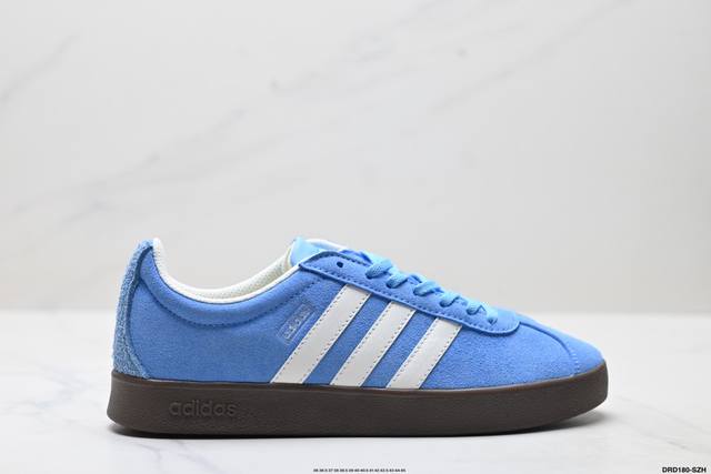 Genuine Adidas Vl Court Adidas versatile single product suede non-slip wear-res