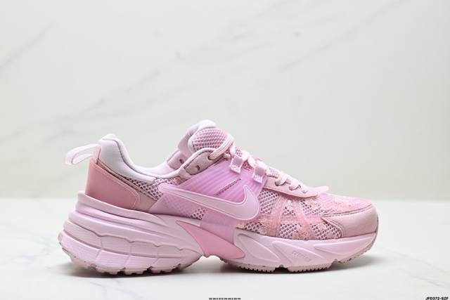 Corporate-level Nike V2K Run running shoes, retro style mesh breathable sneaker