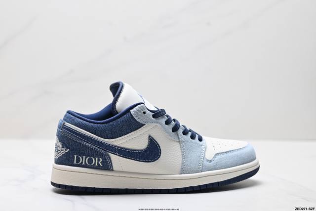 Company-level Nike Air Jordan 1 Low Aj1 Qiao 1 low-top casual sneakers synchron