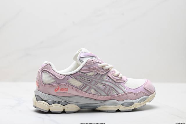 Genuine Asics Gel-Nyc Asics breathable mesh upper with some synthetic leather m