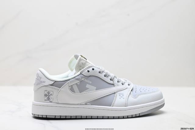 Corporate-level Nike Air Jordan 1 X Travis Scott Aj1 inverted hook Joe One inve