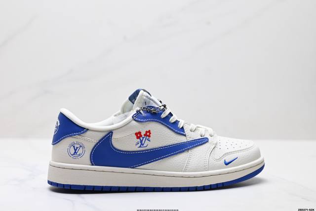 Corporate-level Nike Air Jordan 1 X Travis Scott Aj1 inverted hook Joe One inve