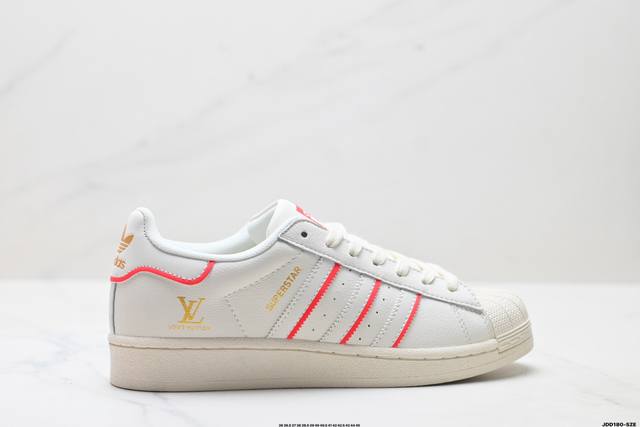 Company-level Adidas Originals Superstar Adidas clover shell head 'Diy' series