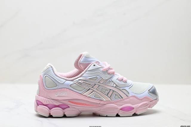 Company-level Asics Gel-Nyc Asics breathable mesh upper with some synthetic leat