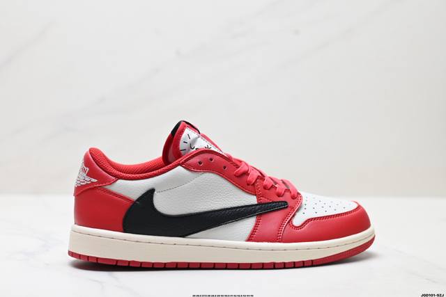 Company-level Nike Air Jordan 1 X Travis Scott Aj1 inverted hook Joe One invert
