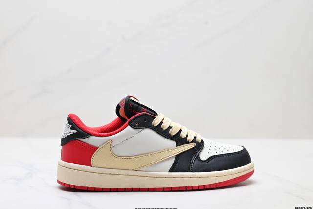 Authentic Nike Air Jordan 1 X Travis Scott Aj1 inverted hook Joe one inverted ho