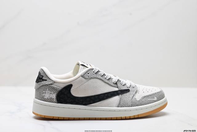 Corporate-grade Nike Air Jordan 1 X Travis Scott Aj1 inverted hook Joe One inve