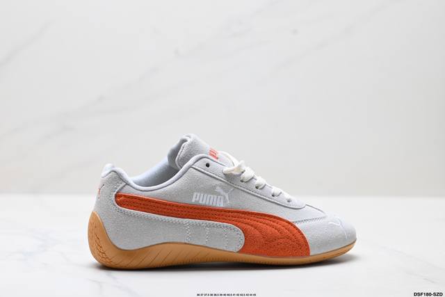Genuine Puma Puma men's and women's running shoes soft leather suede round toe
