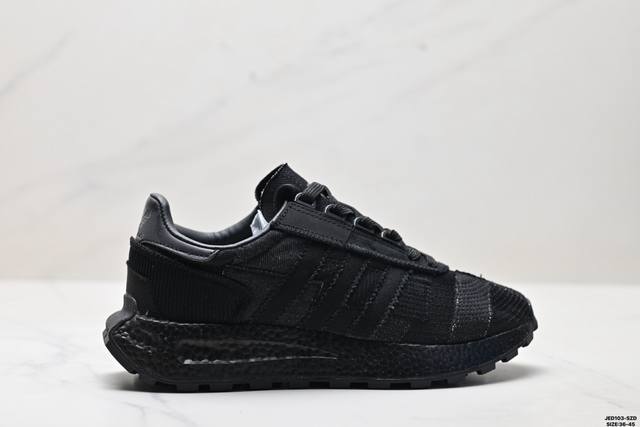 Corporate-level Adidas Retropy E5 Adidas new sports casual popcorn clover thick