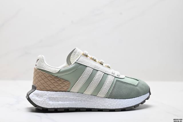 Corporate-level Adidas Retropy E5 Adidas new sports casual popcorn clover thick