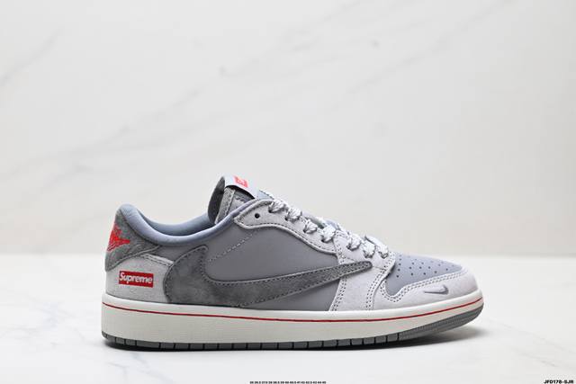 Corporate-level Nike Air Jordan 1 X Travis Scott Aj1 inverted hook Joe One inve