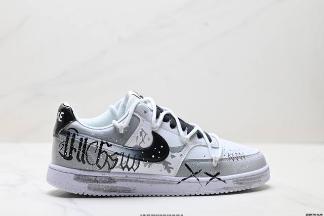 Corporate-level Nike Court Vision Lo 'Diy' customized low-top versatile breatha