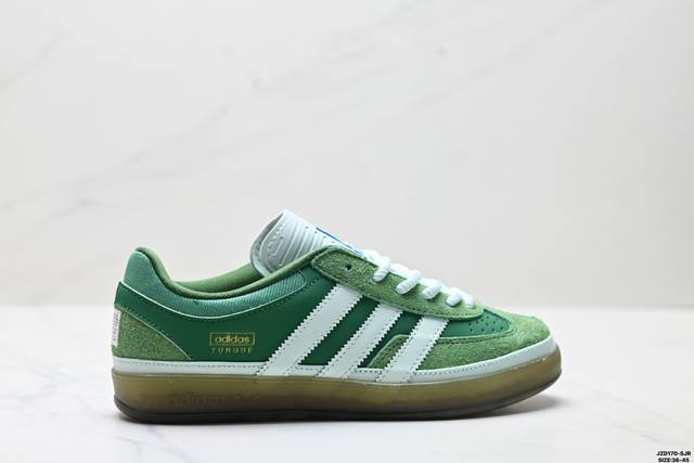 Corporate-grade Bad Bunny x Adidas Originals Gazelle Indoor low-top sneakers wi