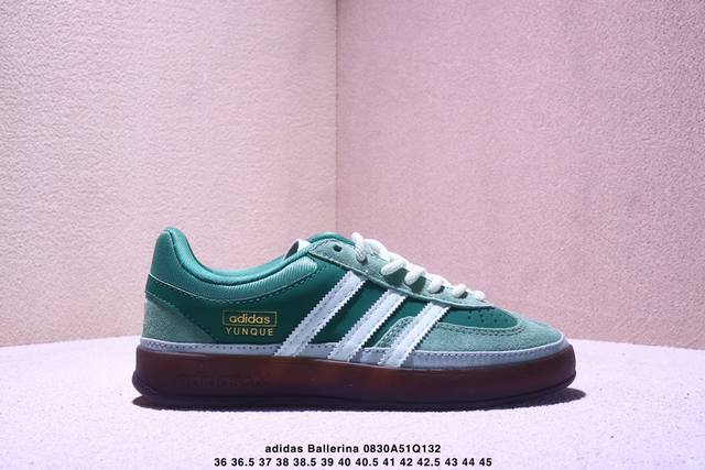 Adidas Bad X Bunny Gazelle Indoor clover casual non-slip wear-resistant low-top