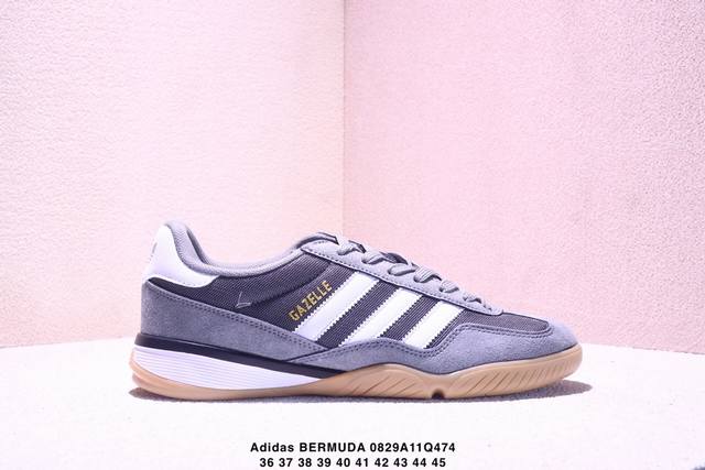 Adidas Bermuda Pig Bak Leather Casual Sports Skateboard Shoes Item No.: Jq0886