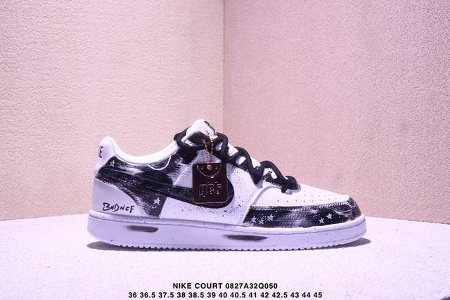 Corporate-level Nike Court Vision Lo 'Diy' custom low-top, versatile, breathabl