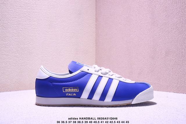 The Adidas Handball Spezial 1:1 craftsmanship is evident throughout the shoe, ma