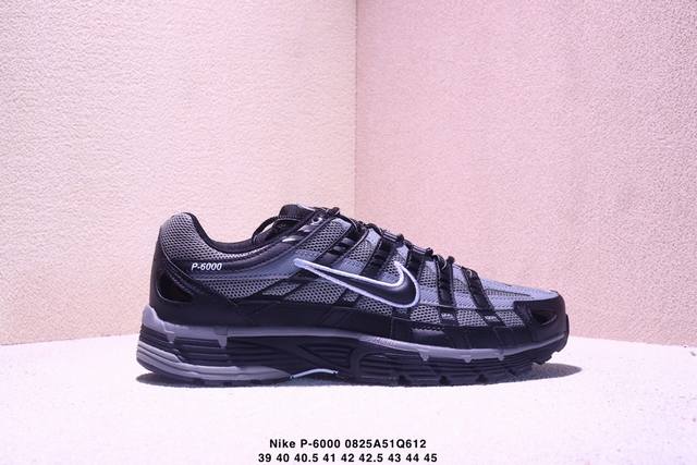 Company Level! Nike P-6000 Se Comfortable Leather Non-slip Wear-resistant Low-t