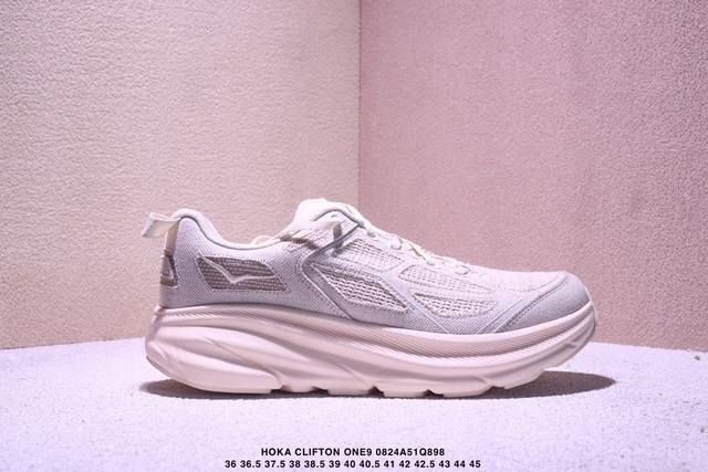Corporate-level Hoka M Clifton One9 lightweight low-top outdoor cross-country r