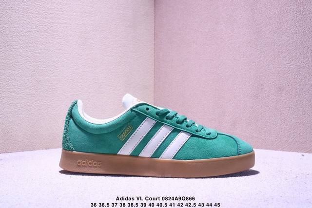 Adidas Vl Court 2.0 Adidas versatile single product suede non-slip wear-resistan