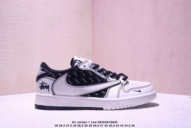 Travis Scott x Fragment Design x Jordan Air Jordan 1 Low Og Sp "Stussy co-brande