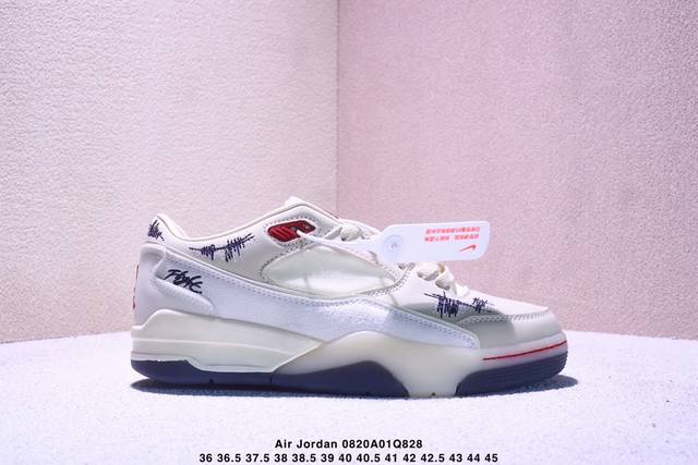 Air Jordan Flight Court Jordan low-top retro basketball shoes The design is simp
