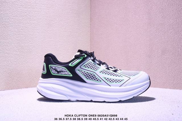 Corporate-level Hoka M Clifton One9 lightweight low-top outdoor cross-country r