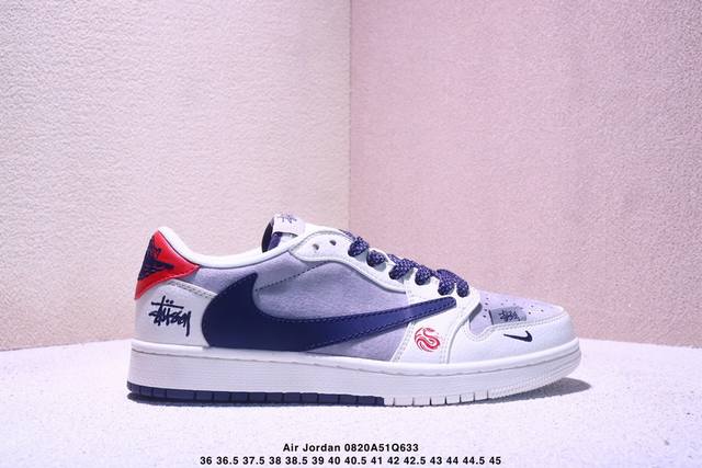 Travis Scott X Fragment Design X Jordan Air Jordan 1 Low Og Sp "Stussy Supreme J
