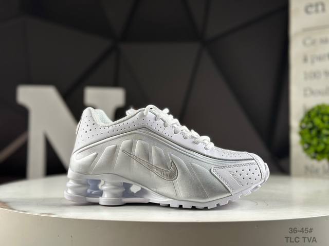 Authentic half-size Nike Shox R4 series Nike low-top sports casual air cushion s