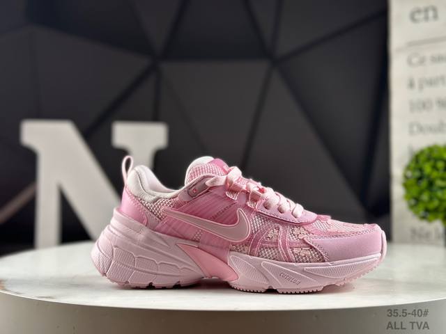 Corporate-grade half-size Nike V2K Runtekk Run shock-absorbing, non-slip, retro