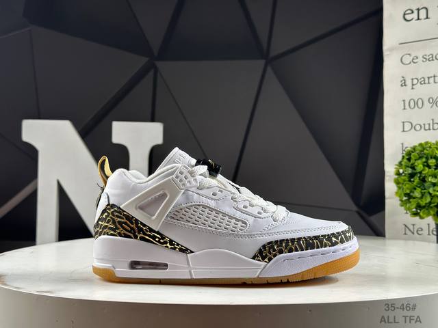 First-layer half-size Nike Jordan Spizike Low Aj retro low-top basketball shoes.