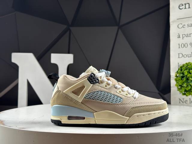 First-layer half-size Nike Jordan Spizike Low Aj retro low-top basketball shoes.