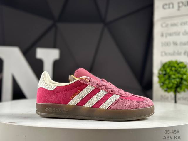 Genuine half-size Adidas Adidas Gazelle Indoor Trainers men's and women's shoes,