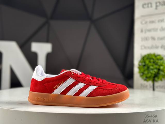 Authentic half-size Adidas Adidas Gazelle Indoor Trainers men's and women's shoe