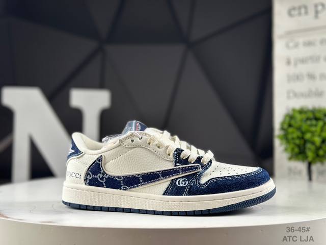 New arrivals Company-grade top-tier Nike Air Jordan 1 X Travis Scott Aj1 revers