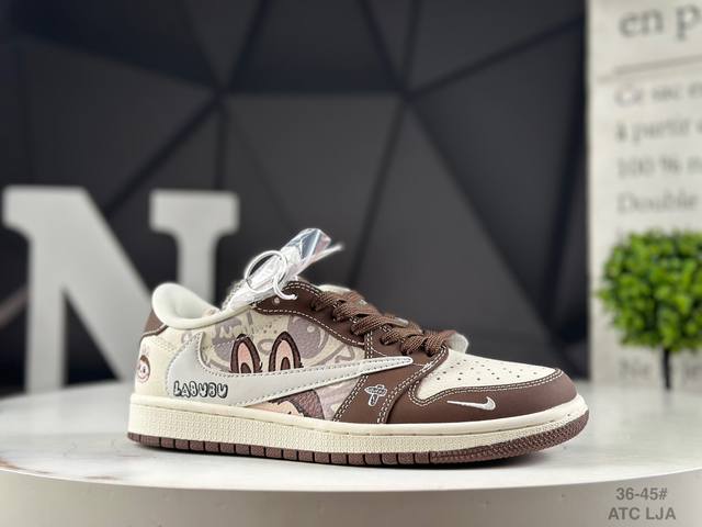 New Product Release Corporate-level top-layer Travis Scott x Nike Air Jordan 1 L