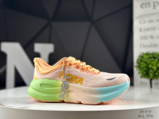 Corporate half-size Hoka One One Bondi 9 Retro Comfortable Non-slip Wear-resist