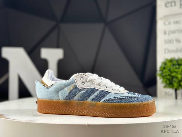 Authentic half size Adidas Originals Sambae M Samba series gentleman German trai