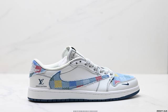 Corporate-level Nike Air Jordan 1 X Travis Scott Aj1 inverted hook Joe One inve