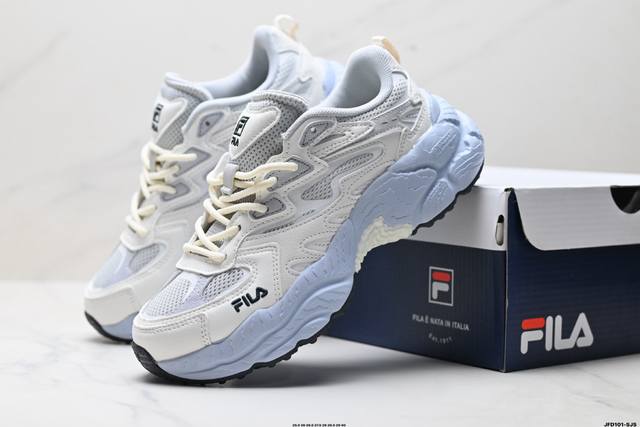 Company-level Fila Fern low-top sneakers, new outdoor dad shoes, reflective casu