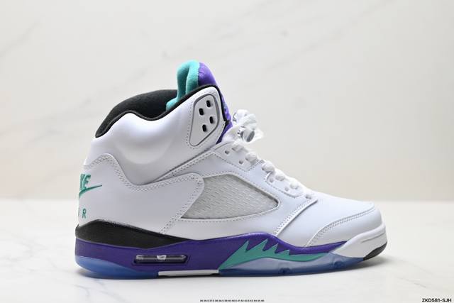 Company-level Nike Air Jordan 5 Retro High Michael Jordan Aj5 high-top shock-ab