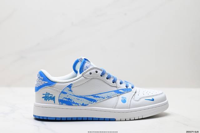 Corporate-level Nike Air Jordan 1 X Travis Scott Aj1 inverted hook Joe One inve