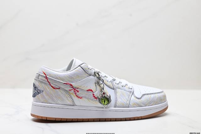 Company-level Nike Air Jordan 1 Low Aj1 Qiao 1 low-top casual sneakers synchron